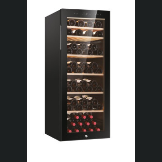 Racitoare de vinuri Wine Bank 50 Seria 5 Freestanding, 1 zone, 84 sticle, Iluminare LED, Clasa G, L x A x I (mm) 497x585x1270