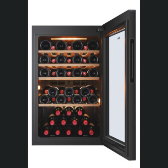 Racitoare de vinuri Haier HWS49GA  Wine Bank 50 Seria 5 Freestanding, 1 zone, 49 sticle, Iluminare LED, Clasa F, L x A x I (mm) 497x585x820