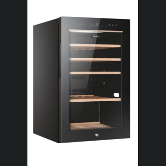 Racitoare de vinuri Haier HWS49GA  Wine Bank 50 Seria 5 Freestanding, 1 zone, 49 sticle, Iluminare LED, Clasa F, L x A x I (mm) 497x585x820