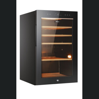 Racitoare de vinuri Haier HWS49GA  Wine Bank 50 Seria 5 Freestanding, 1 zone, 49 sticle, Iluminare LED, Clasa F, L x A x I (mm) 497x585x820