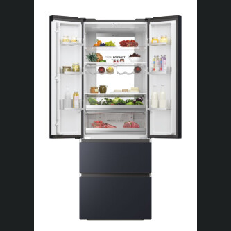 Combina frigorifica Multidoor Haier HFW7720ENMB FD 70 Seria 7, 4 usi, No Frost, Iluminare LED, Clasa E, Negru, L x A x I (mm) 700x675x2006