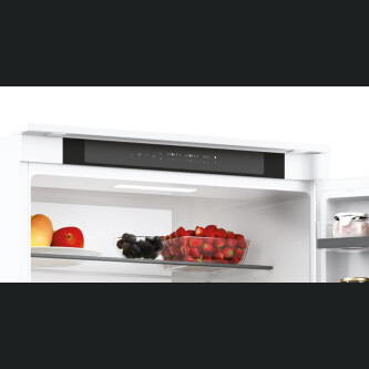 Combina frigorifica incorporabila Haier HBW5719E, 2D 70 Series 6, 2 usi, No Frost, Iluminare LED, Clasa E, Alb