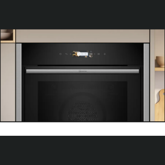 Cuptor multifuncțional, încorporabil Neff B54CR31N0, Afisat TFT touchcontrol, sistem deschidere Slide & Hide, Soft Open