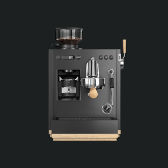 Espressor Premium Aura Pure Loewe - Cafea Pură la Tine Acasă cu Râșniță din Oțel, 15 Bari și Control al Temperaturii