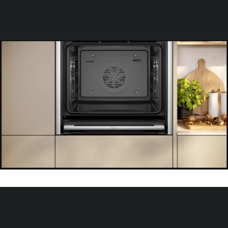 Cuptor multifuncțional, încorporabil Neff B54CR31N0, Afisat TFT touchcontrol, sistem deschidere Slide & Hide, Soft Open