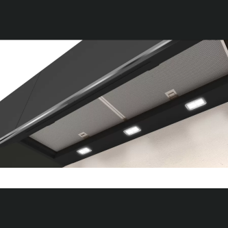 Hotă complet integrabilă Neff, 90 cm clear glass black D95XAM2S0