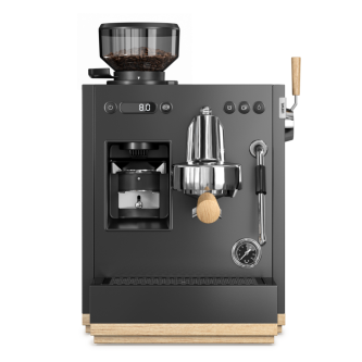 Espressor Premium Aura Pure Loewe - Cafea Pură la Tine Acasă cu Râșniță din Oțel, 15 Bari și Control al Temperaturii