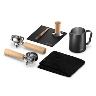 Espressor Premium Aura Pure Loewe - Cafea Pură la Tine Acasă cu Râșniță din Oțel, 15 Bari și Control al Temperaturii