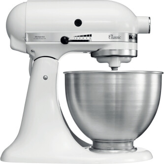 Mixer clasic  4.3 l KitchenAid , 5K45SSEWH, White