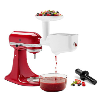 Set accesoriu pentru tocat carne + accesoriu pasat si piureuri KitchenAid, 5KSMFVSFGA