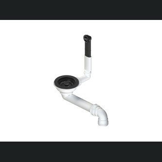 Set chiuveta bucatarie Schock Formhaus D-100S 780 x 500 mm Cristalite Nero cu parti vizibile negru si baterie bucatarie Schock Kantus cu cap extractibil, negru