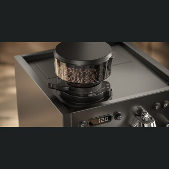 Espressor Premium Aura Pure Loewe - Cafea Pură la Tine Acasă cu Râșniță din Oțel, 15 Bari și Control al Temperaturii