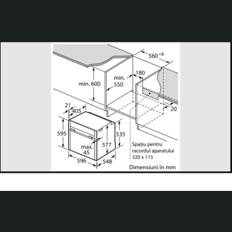Cuptor multifuncțional, încorporabil Neff B54CR31N0, Afisat TFT touchcontrol, sistem deschidere Slide & Hide, Soft Open