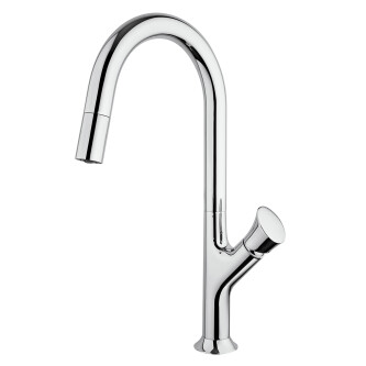 Baterie CookingAid PARMIX CHROME cu furtun dus retractabil / extractibil si finisaj Cromat