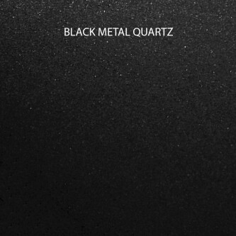 Chiuveta bucatarie granit dubla CookingAid Cube ON4110 Neagra / Black Metal quartz cu cleme montaj sub blat + accesorii montaj