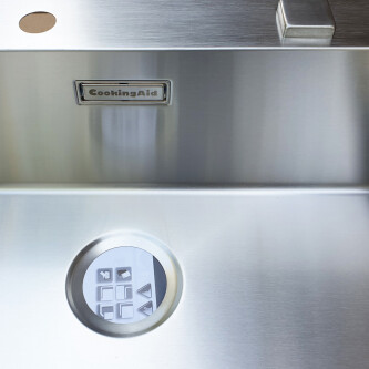 Chiuveta bucatarie inox CookingAid BOX LUX 76 cu ventil automat scurgere + accesorii montaj