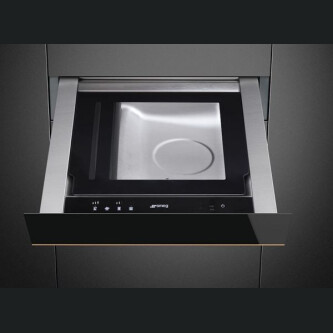 Sertar vidare Smeg, Negru - Dolce Stil Novo, 60 cm 