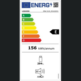 Racitor incorporabil Liebherr IRBe 5120 Plus BioFresh,  294 l, E
