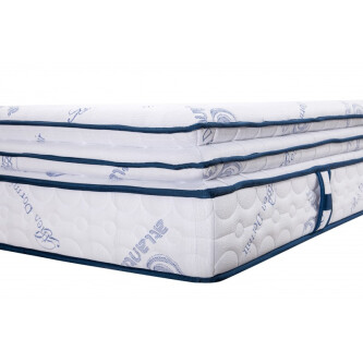 Saltea Bien Dormir Atlantis Double Topper, ortopedica, spuma memory, arcuri pocket spring