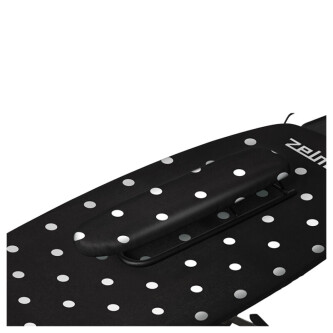 Masa de calcat Zelmer ZIB0003, husa 100 % bumbac, accesoriu pentru calcat maneci,130x47 cm, Negru