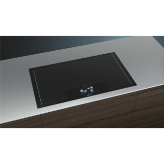 Plita cu inductie Siemens iQ700 EZ977KZY1E, inductie pe toata suprafata, home connect, 90 cm, negru