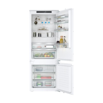Combina frigorifica incorporabila noFrost Siemens KB96NVFE1, iQ300, hyperFresh, Lumina cu LED, clasa E, 383 l