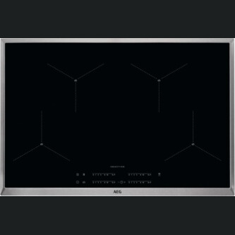 Plita incorporabila cu inductie, AEG, IAE84411XB, cu SenseBoil, 80 cm