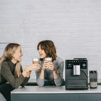 Espressor automat Melitta Latte Select F630-211, 1400W, 15 bari, sistem de spumare a laptelui, display One-Touch, 12 tipuri de cafea, Black