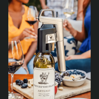 Set sistem conservare vin Coravin Timeless Six+, Silver