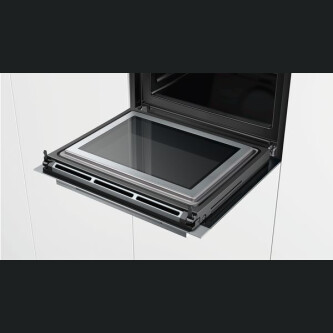 Produs expus showroom - Cuptor electric cu functie de microunde incorporabil HM636GNS1 Siemens,iQ700, inox, 67 l