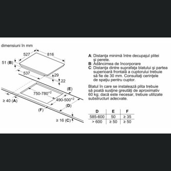 Plita cu inductie Bosch PXY875DC1E, 80 cm Negru