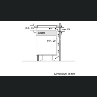 Plita cu inductie Bosch PXY875DC1E, 80 cm Negru