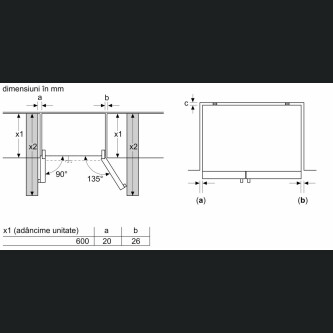 Side by side Neff KA3923IE0, dozator gheață, NoFrost, 562 l, Inox, E