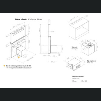 Hota downdraft Pando E-350/90 IX v.1350,