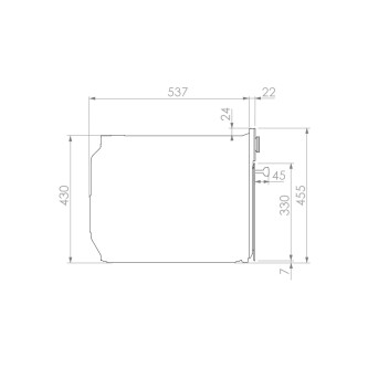 Cuptor incorporabil cu functie de microunde Pando, PHC-943, 44 l