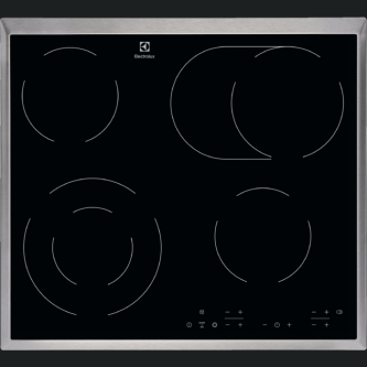 Plita vitroceramica Electrolux EHF6346XOK, Negru