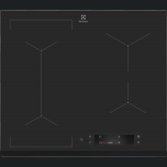 Plita cu inductie Electrolux EIS6648, Gri inchis
