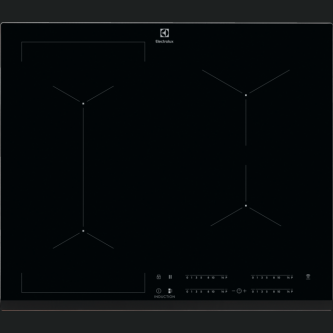 Plita cu inductie Electrolux EIV634, Negru