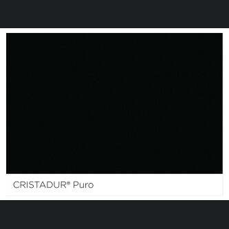 Set chiuveta bucatarie Schock Tia D-100LS 780 x 500 mm Cristadur Puro, negru intens cu baterie bucatarie Schock Kavus cu cap extractibil si parti vizibile White Gold