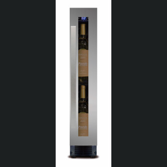 Vitrina de vin incorporabila Pando PVZB 15-9CRL, 9 sticle, 19 l, G