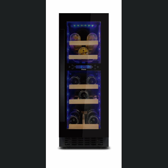 Vitrina de vin incorporabila Pando PVMB30-16CRL, 16 sticle, 52 l, G