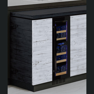 Vitrina de vin incorporabila Pando PVMB30-16CRL, 16 sticle, 52 l, G