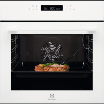 Cuptor incorporabil Electrolux EOE7C31V, SenseCook cu autocuratare catalitica, A+, 72 litri, alb