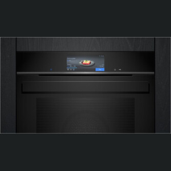 Cuptor incorporabil Siemens HB978GMB1 iQ700, 60 x 60 cm negru, inox, 71 l, A+, autocuratare Pirolitica