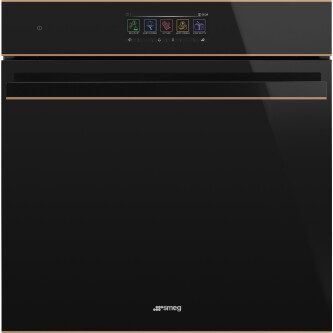Cuptor incorporabil Smeg SO6606APNR cu functie de microunde, Dolce Stil Novo, Negru,60 cm,Multi Tehnologie, 68 l