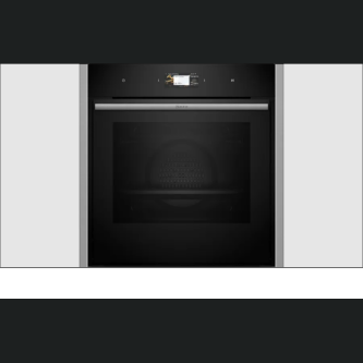 Cuptor multifuncțional, încorporabil Neff B64CS31N0, Afișaj TFT 4,1" Full Touch, sistem deschidere  SLIDE & SIDE, Ușă cu sistem SoftClose, Soft Open, Funcție Assistant prin control vocal