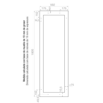 Vitrina de vin Pando PVMAp 178-112 PA, 112 sticle, 288 l, G, deschidere PUSH-TO-OPEN